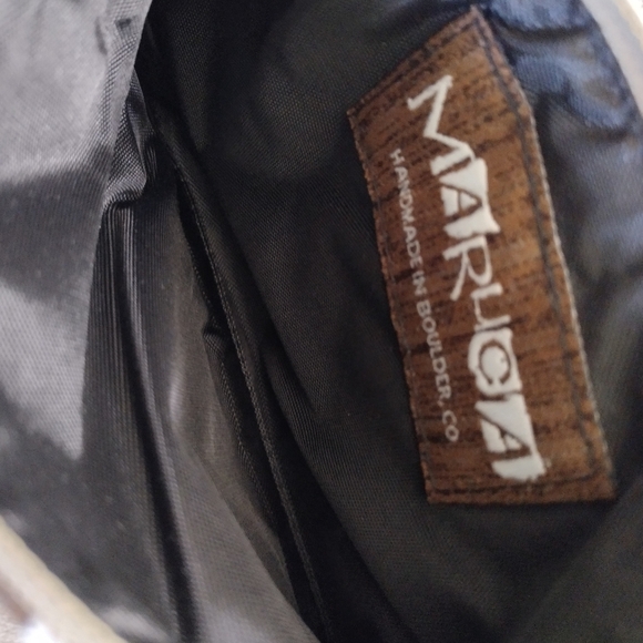 Maruca Beetle Bag Tapestry Wristlet Clutch Handmade in Boulder CO USA - Picture 3 of 5